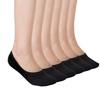 6 Pairs Women’s Casual No Show Socks Anti-Slip Socks