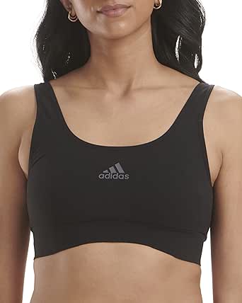 adidas Women's Micro Stretch Seamless Wireless Lounge Bra