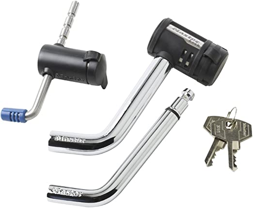 Master Lock 2848DAT Key Alike Set with Receiver and Coupler Latch Locks, 2-Piece Set