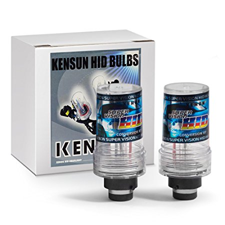 Kensun HID Xenon Replacement Bulbs "All Sizes and Colors" - D2S - 5000k (In Original Kensun Box)