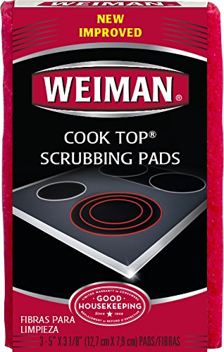 Weiman Cook Top Scrubbing Pads, 3 count