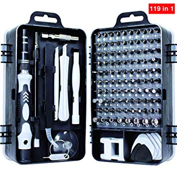 Royace Screwdriver Set,119 in 1 Computer Repair Kit Electronic Tool kit Mini Precision Screwdriver Set with Case for Phone,Laptop,Jewelers