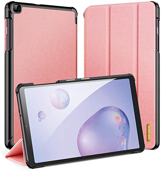 Case for Samsung Galaxy Tab A 8.4 (2020) SM-T307 AT&T/Verizon/T-Mobile/Sprint, DUX DUCIS Slim Folio Case with Trifold Stand, Magnetic, Shockproof Cover for Galaxy Tab A 8.4 Inch 2020 (Pink)