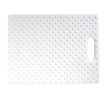Architec The Gripper Cutting Board, 11 by 14-Inch, White/White