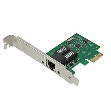 Hiro Network H50303 10/100/1000 PCI Express Gigabit Ethernet Card Windows 10/8.1/8 Retail
