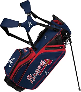 Atlanta Braves Caddie Carry Hybrid Golf Bag MLB