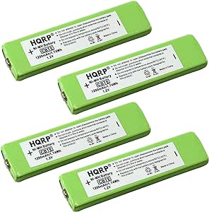 HQRP 4-Pack Gumstick Battery Compatible with Sony NC-5WM NC-6WM NH-9WM NH-10WM NH-14WM 1-528-231-11 D-777 D-E01 D-E888 D-E900 D-E905 D-E990 D-E999 D-EJ01 D-EJ825 D-EJ885 D-EJ915 WM-EX610 WM-EX612