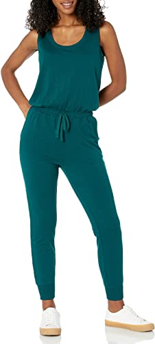 Amazon Essentials Womens Studio Terry Fleece Jumpsuit (Plus   Missy)