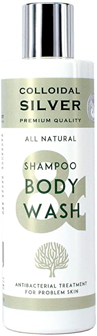 Natures Greatest Secret Antibacterial Colloidal Silver Shampoo Bodywash, 250 ml