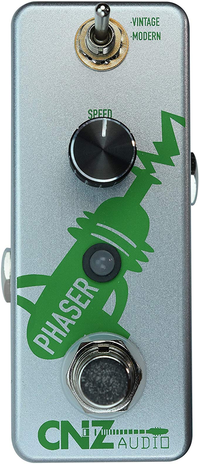 CNZ Audio Phaser Guitar Effects Pedal, True Bypass