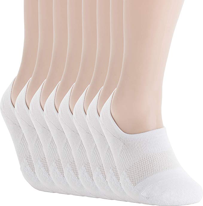 Pro Mountain No Show Flat Cushion Athletic Cotton Footies Sneakers Sports Socks
