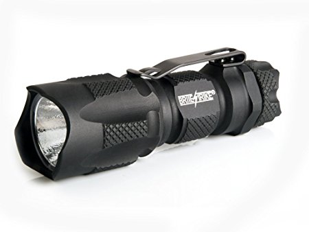 Brite Strike BD180HLS1C Tactical Blue Dot Series 290-Lumen Hi Lo Strobe 1-Cell LED Flashlight