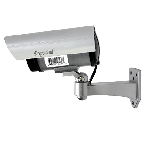 DragonPad® 4 pcs Outdoor Fake Dummy Security Cameras LED Blinks Camera