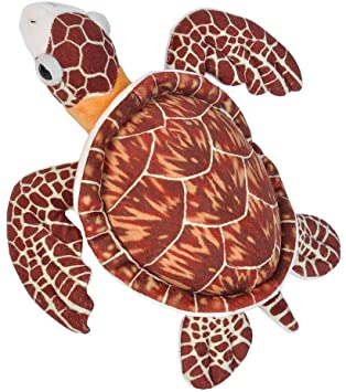 Wild Republic Hawksbill Sea Turtle Plush, Stuffed Animal, Plush Toy, Gifts for Kids, Cuddlekins,12 Inches