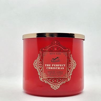 Bath & Body Works 3-Wick Candle 14.5oz The Perfect Christmas (Label Artwork Varies)