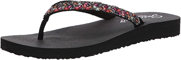 Skechers Women's Meditation-Daisy Delight Flip-Flop