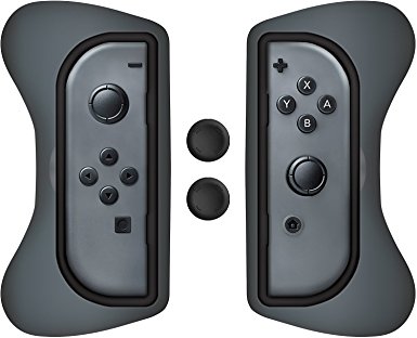 Surge Switch Grip Kit, Joy-Con Grips & Thumb Grips for Nintendo Switch