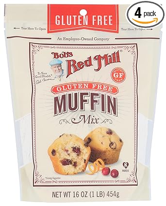 Bob's Red Mill MIX MUFFIN, 16 Ounce, Pack of 4