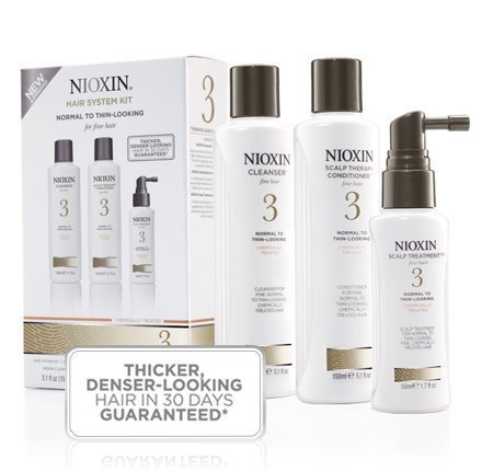 Nioxin Starter Kit, System 3 (Fine/Treated/Normal to Thin-Looking)