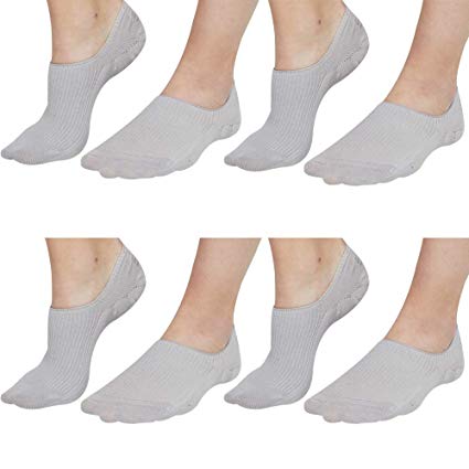 No Show Socks For Women Casual Low Cut Sock Liners With Non Slip Grips Women's Cotton Invisible Socks