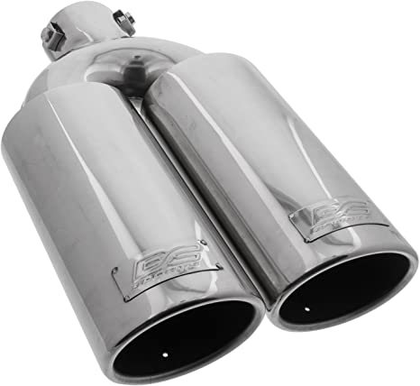 DC Sport EX-2012 Stainless Steel Oval Slant Cut Bolt-on Exhaust Tip