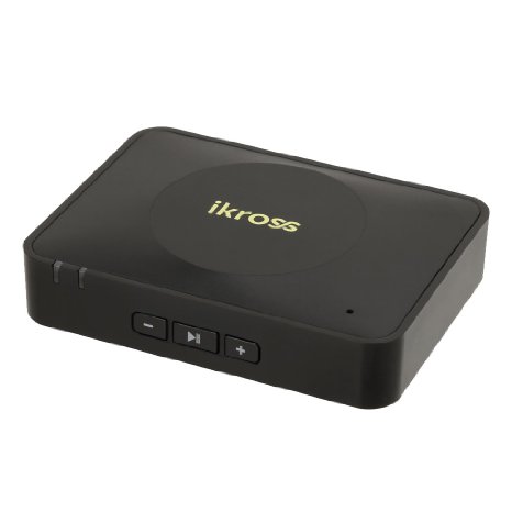 iKross Bluetooth 3.0 Wireless Audio Stereo Music Streaming Receiver with 3.5mm AUX / RCA Input Jack