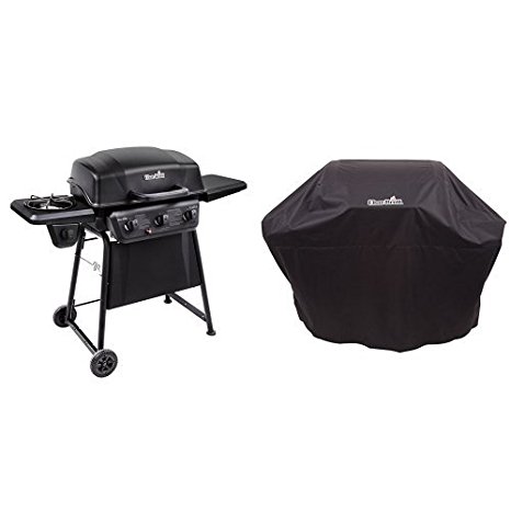 Char-Broil Classic 360 3-Burner Gas Grill with Side Burner with All-Season Cover