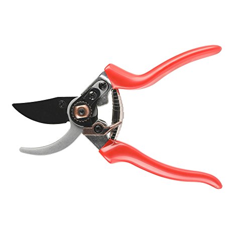 CO-Z 8" Professional Garden Pruning Shears BEST SK-5 Steel Quenched Blades for Smooth Cut with Safety Lock & Shocking Absorb Pad