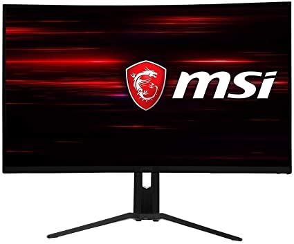 MSI QHD Curve Gaming HDR Ready Non-Glare Super Narrow Bezel 1ms 2560 x 1440 (QHD) 165Hz Refresh Rate FreeSync 31.5” Gaming Monitor (Optix MAG322CQR), Black