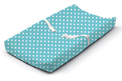 Summer Infant Ultra Plush Changing Pad Cover, Blue Dots for Days