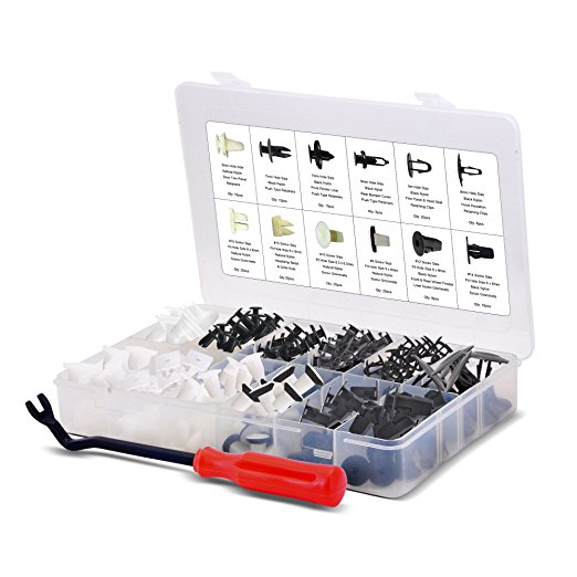 AFA [166 Pcs] Toyota Trim Clips Set - Most Popular Sizes & Applications - Free Fastener Remover