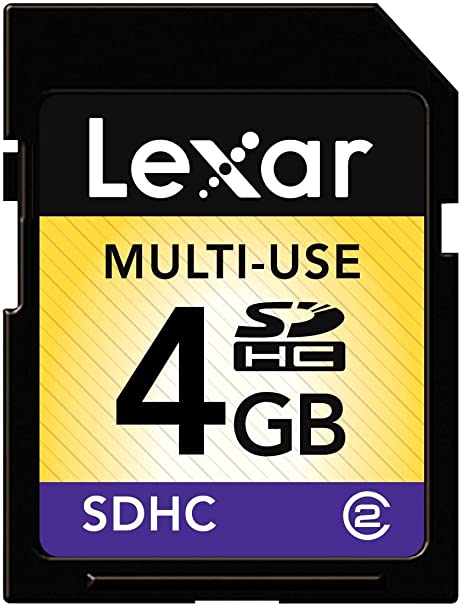 Lexar Multi-Use SDHC 4GB Flash Memory Card LSD4GBASBNA