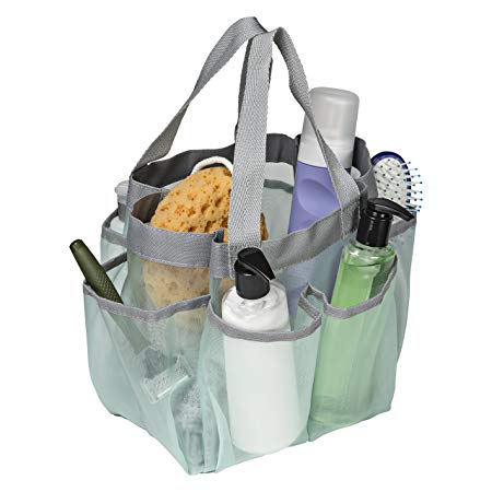 Honey-Can-Do SFT-06968 Quick Dry Shower Tote, Mint