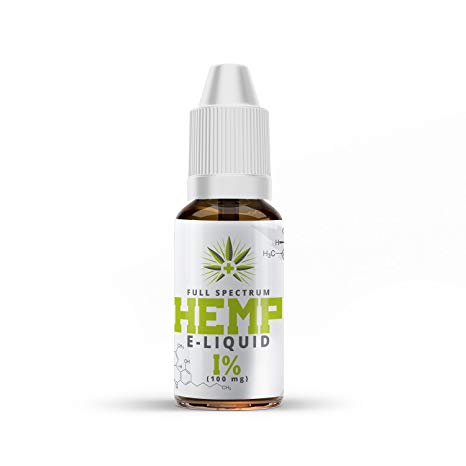 100mg Hemp Extract E-Liquid - No-Flavour Vaping Oil 10ml - More Strengths & Flavours Available