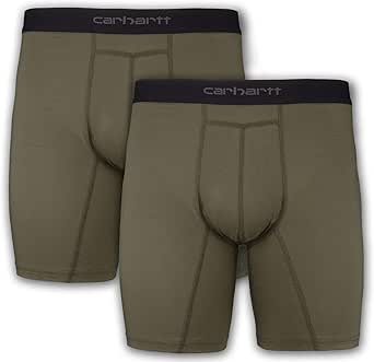 Carhartt Men's Cotton Polyester 2 Pack Boxer Brief