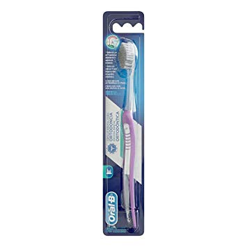 Oral-B Ortho Soft Cleans Around Braces Toothbrush, 6 Count , Colors May Vary