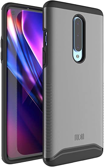 TUDIA Rugged Drop Protection Merge Series Designed for OnePlus 8 Case, V2 Dual Layer Heavy Duty Phone Case Cover for OnePlus 8 [NOT Compatible with Verizon Version] (Metallic Slate)