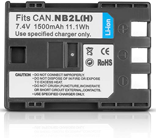 Neewer NB-2LH Lithium Ion Rechargeable Battery for Canon