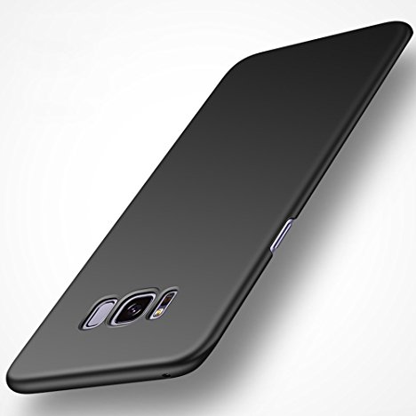 Avalri Thin Fit Samsung Galaxy S8 Case with Silky Surface and Minimalist for Galaxy S8 (Silky Black)