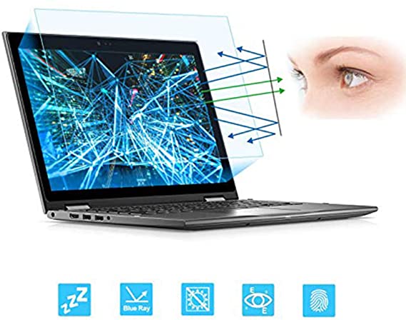 13.3” Laptop Screen Protector -Blue Light Filter, Eye Protection Blue Light Blocking Anti Glare Screen Protector for All 13.3" 16:9 Laptop (!!! Diagonal Length 13.3”, Not Include The Bezel)