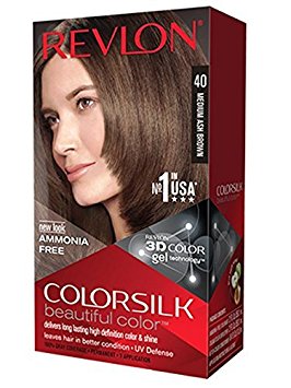 Revlon ColorSilk Hair Color 40 Medium Ash Brown 1 Each