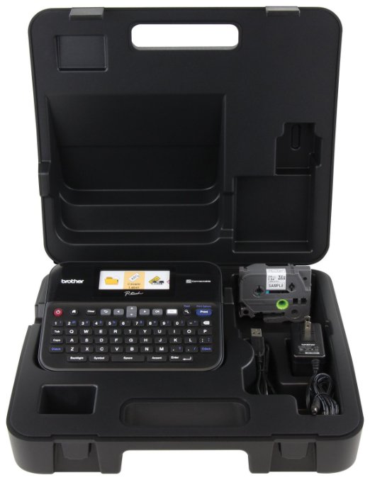 Brother Printer PTD600VP PC Connectible Label Maker with Case