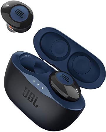 JBL Tune 120TWS True Wireless In-Ear Bluetooth Headphones with up to 16 Hours of Combined Battery Life - Blue