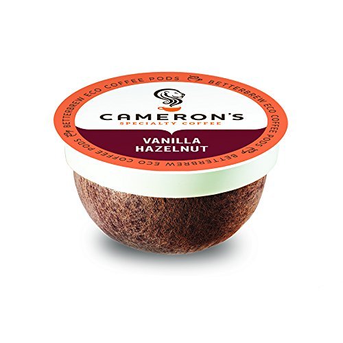 Cameron's Coffee Single Serve Pods, Flavored, Vanilla Hazelnut, 18 Count