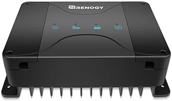 Renogy DC On-Board Charger with MPPT for Flooded, Gel, AGM, and Lithium Batteries Using Multi-Stage Charging, 12V 30A