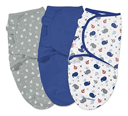 Summer Infant SwaddleMe 3 Pack - Little Whalers Small