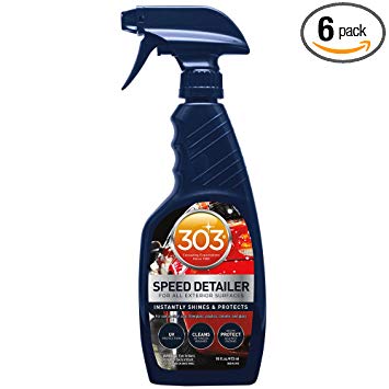 303 Quick Car Detailer with UV Protectant - High Gloss Car Cleaner and Detailing Spray, 16 fl. oz., (Pack of 6)