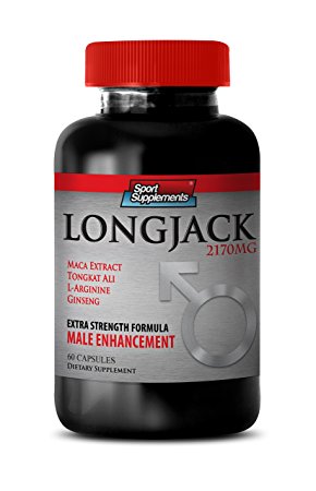 Long Jack Bulk supplements - Longjack 2170mg - Increase Sex Drive and Libido with Pure Longjack Herbal Supplement (1 Bottle 60 Capsules)
