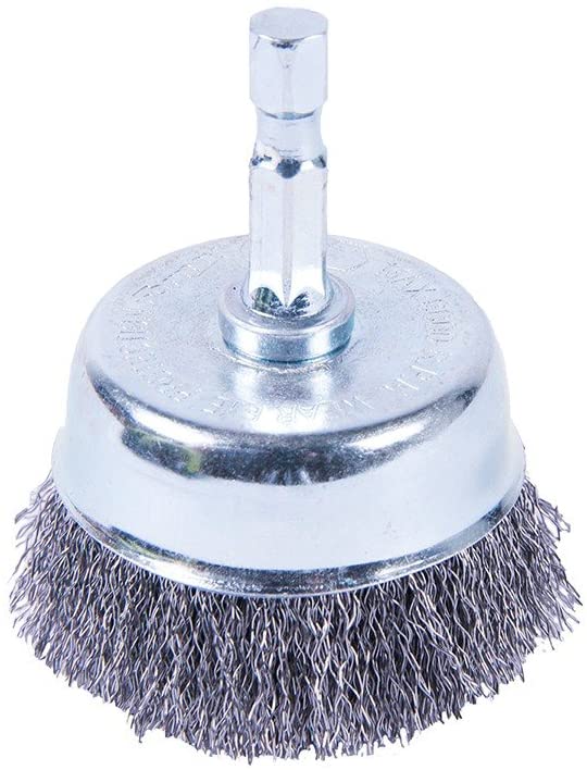 Forney 72795 Cup Brush, Fine Crimped with 1/4" Shank, 2"