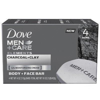 Dove Men Charcoal and Clay 4 Bar Soap